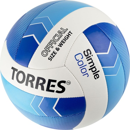 Купить Мяч волейбольный Torres Simple Color любительский р.5 в Мосальске 